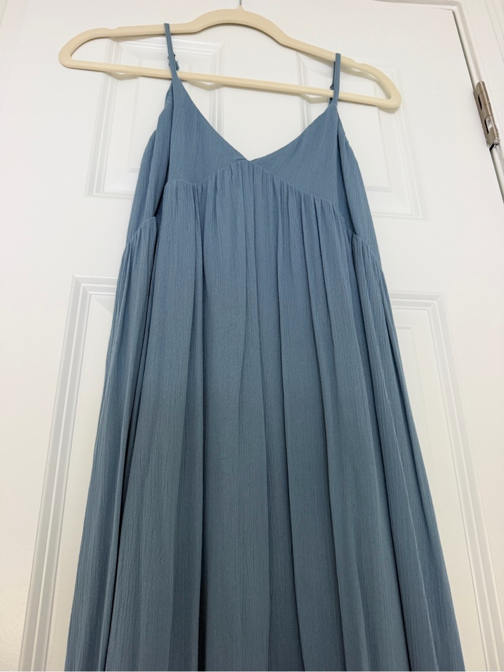 Z Supply Gauze Maxi Slip Dress with Spaghetti Straps, XS